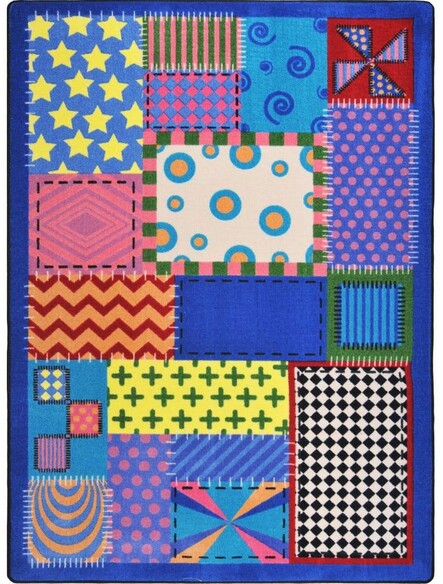 Joy Carpets Kid Essentials Crazy Quilt Multi